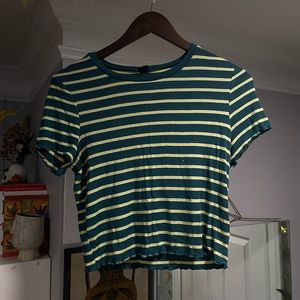 Wild Fable stripe crop shirt